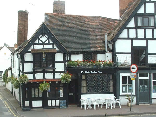 This is a picture of the Anchor Inn on the High Street in Upton-upon-Severn, Worcestershire