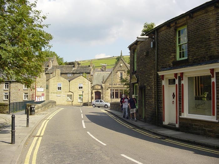 Photograph of Hayfield village in the Peak District, Derbyshire
