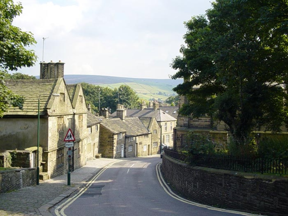 Glossop village in the Peak District, Derbyshire