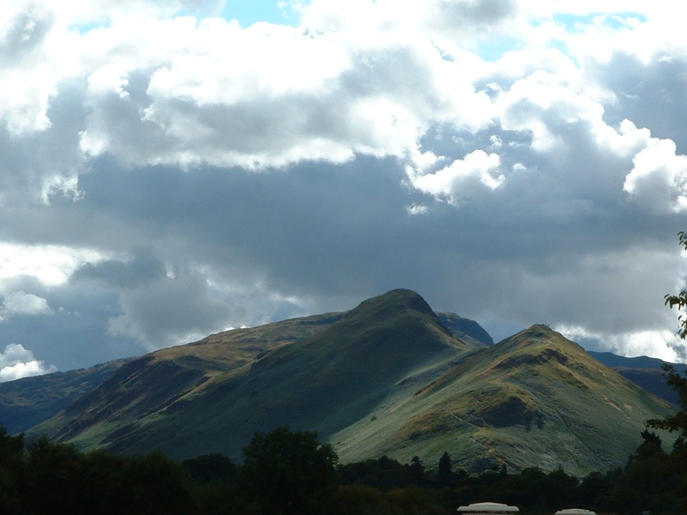 Catbells as seen from Keswick campsite