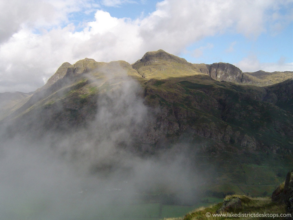 Langdale Pikes, the Lake District, England