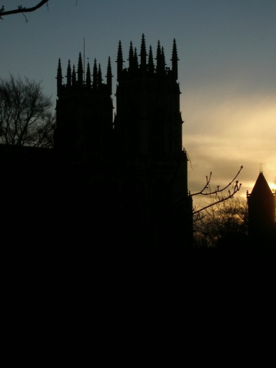 Winter Sunset and York Minster