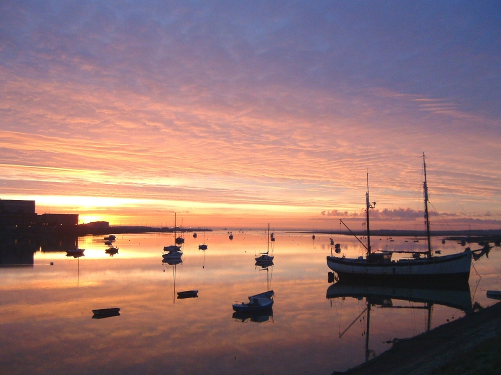 Photograph of Walney Channel at Sunrise