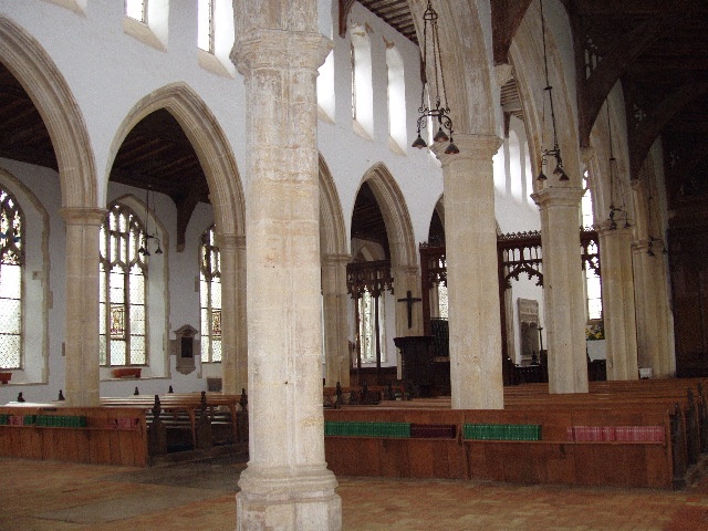 Inside Holy Trinity, Blythburgh, Suffolk