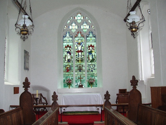Interior of Holy Trinity Church, Gisleham, just south of Lowestoft, Suffolk