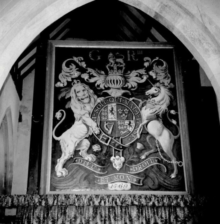 Frampton Royal Arms 1769 Geo III