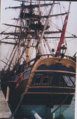 The Golden Hind visits Weymouth