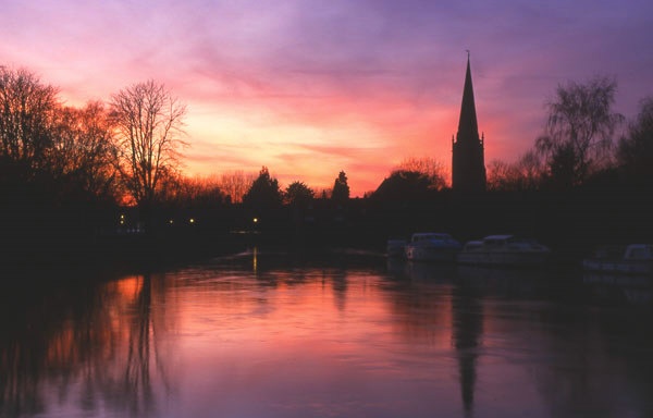 Photograph of Sunset over Abingdon