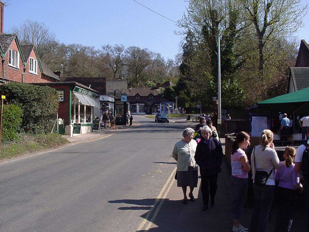 The village of Burley, New Forest, Hampshire