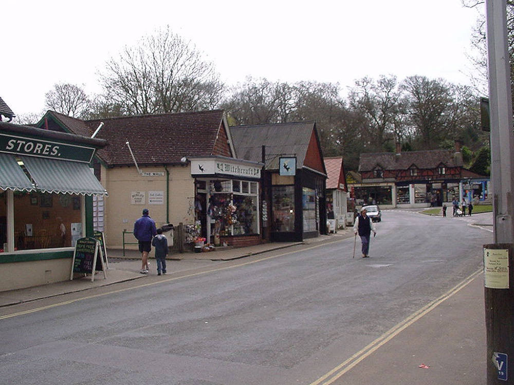 The village of Burley, New Forest, Hampshire