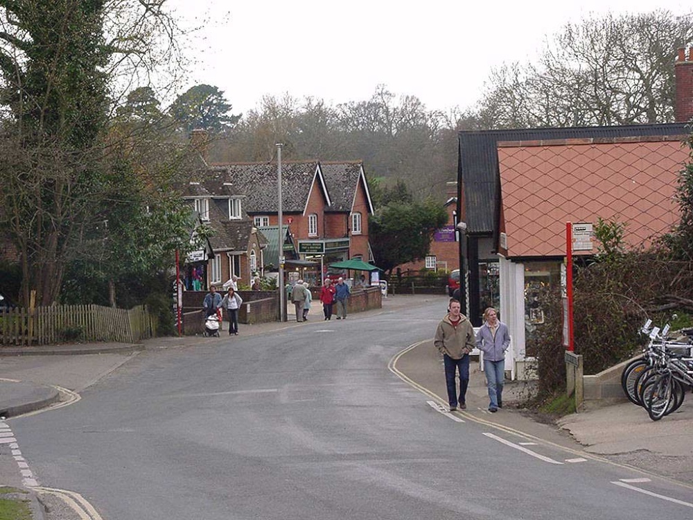 The village of Burley, New Forest, Hampshire