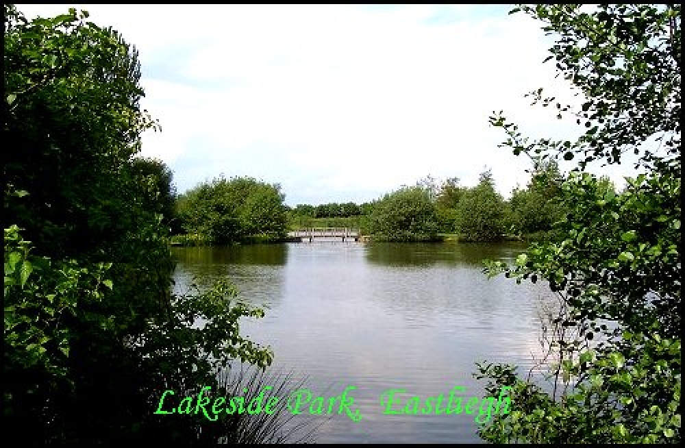 View of the bridge Lakeside country Park Eastliegh