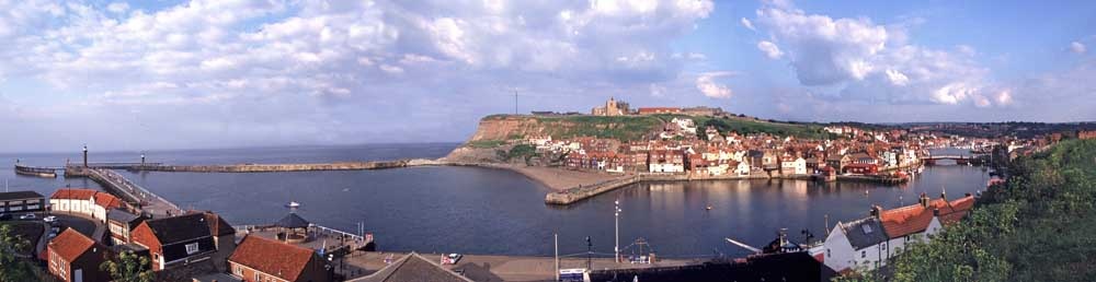 Panorama of Whitby. Click image to enlarge and enjoy this wonderful panoramic view