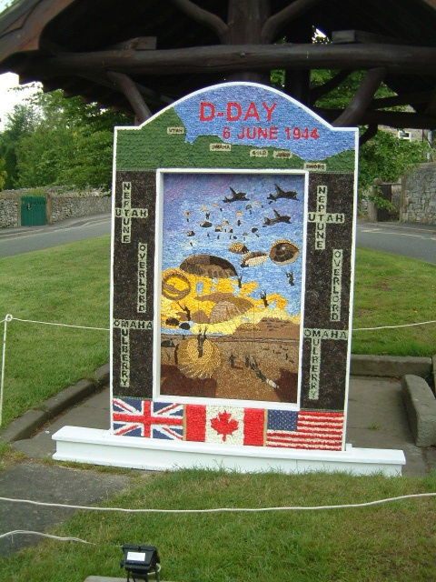 Well Dressing, Ashford in the Water, Derbyshire