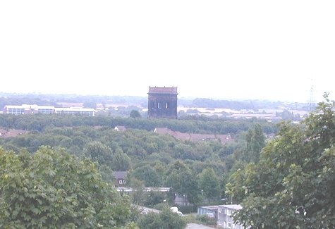 Water Tower at Norton from Halton Castle