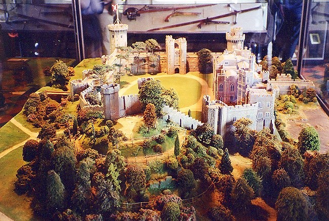 Model of Warwick Castle