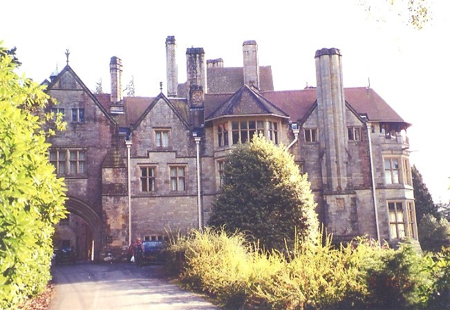 View of Cragside House.