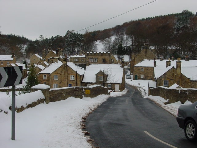 Blanchland in Wintertime (2004)