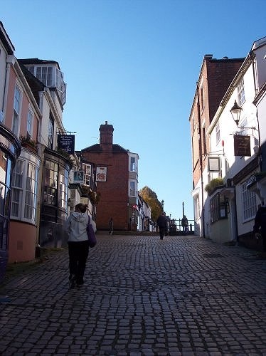 A Famous Street in Lymington, Hampshire