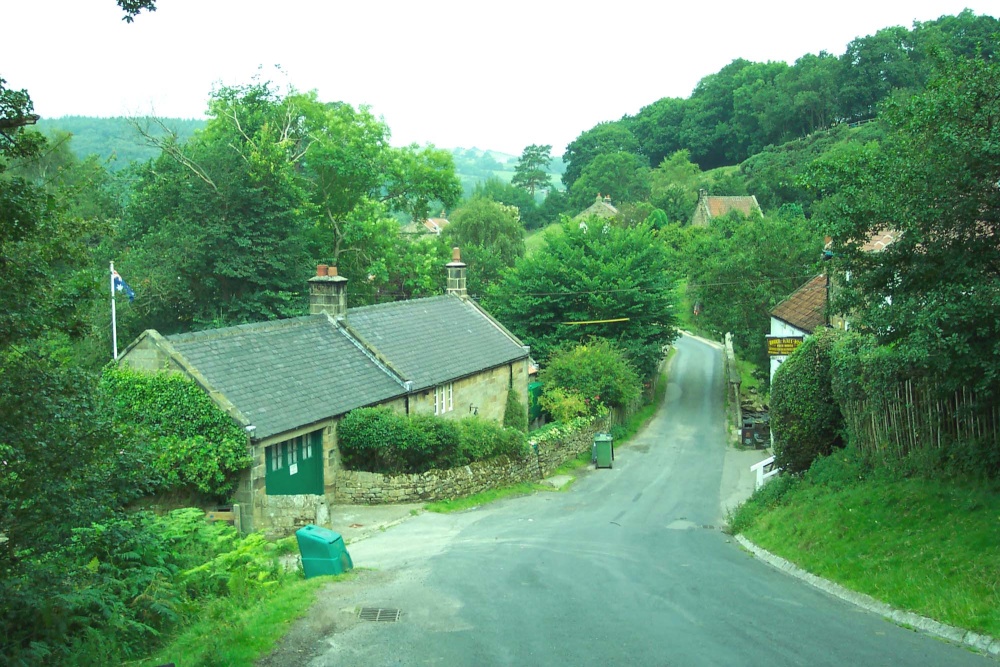 Photograph of Beck Hole Village, near Goathland, North Yorkshire Moors.