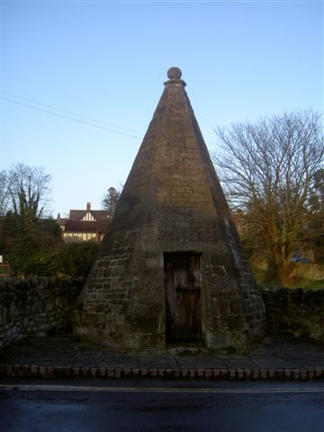 An old structure dating back to 1834 known as 'The Lock-up' in Wheatley, Oxfordshire