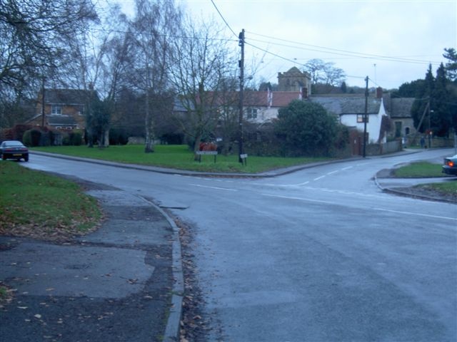 Photograph of The village of Horspath with St Giles Church in background