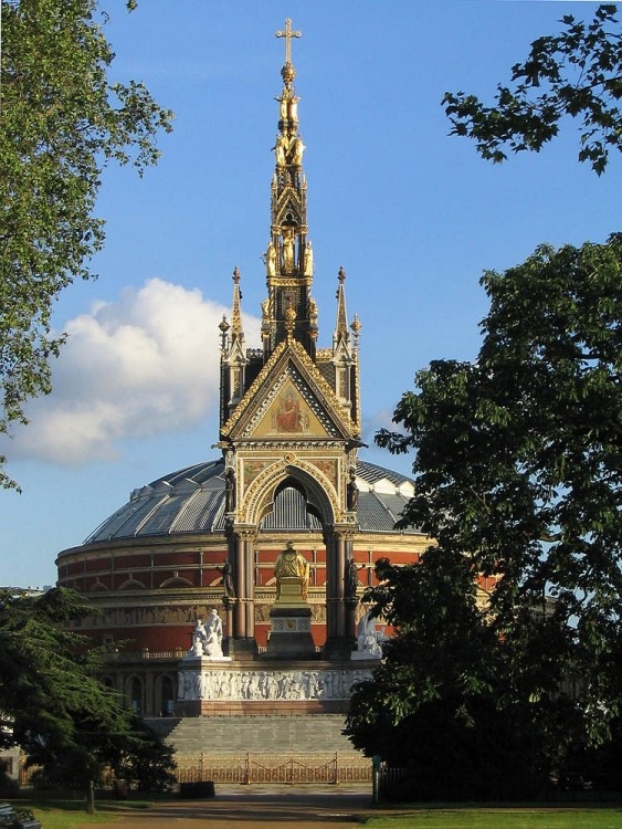 Albert Memorial and Royal Albert Hall, London