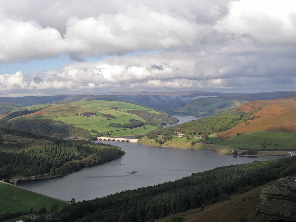 Ladybower Reservoir, Derbyshire. October 2004