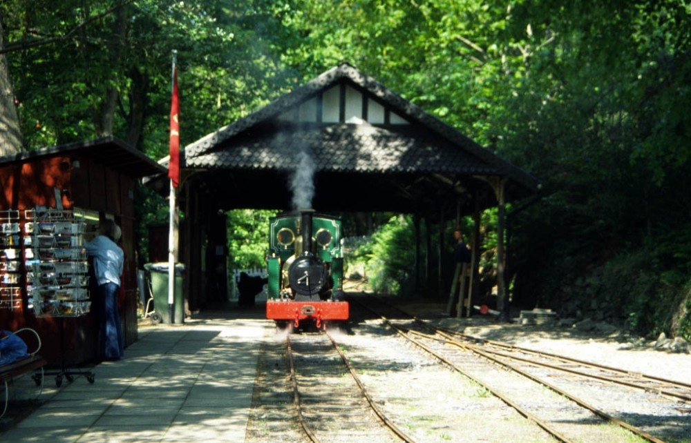 Groundle Glen Railway at landward terminus
