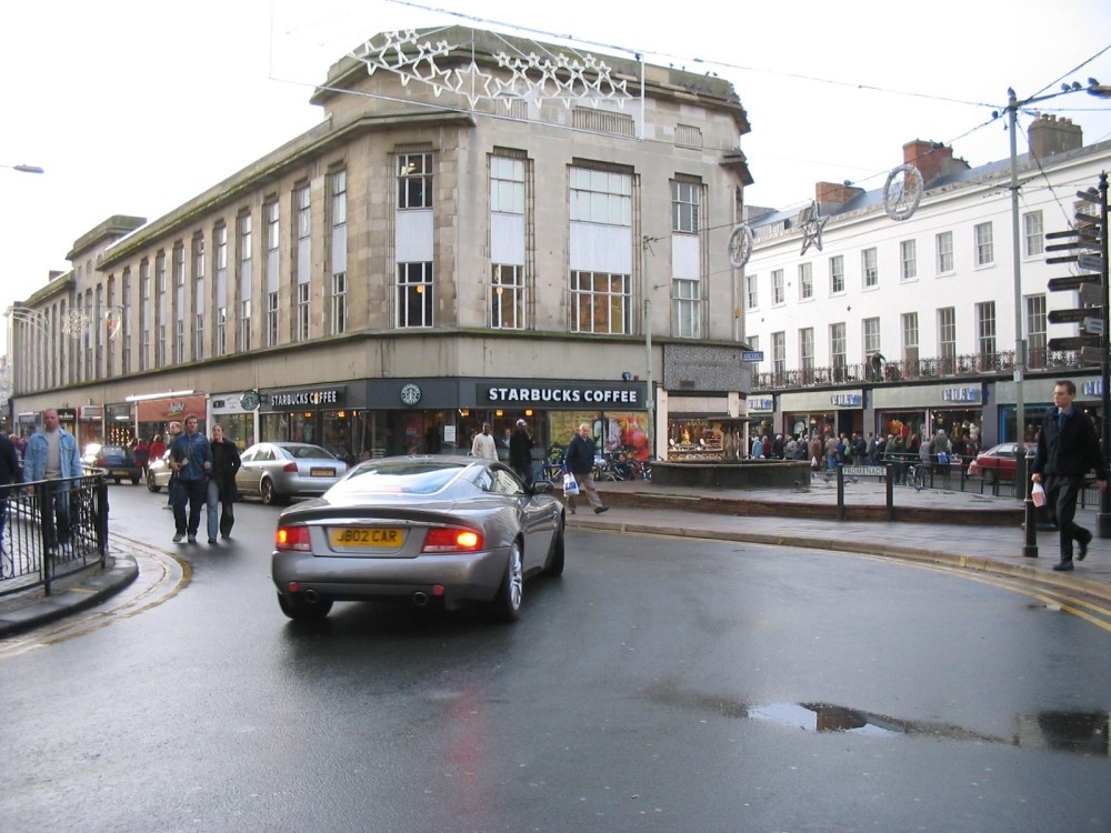Centre of Cheltenham, boots corner