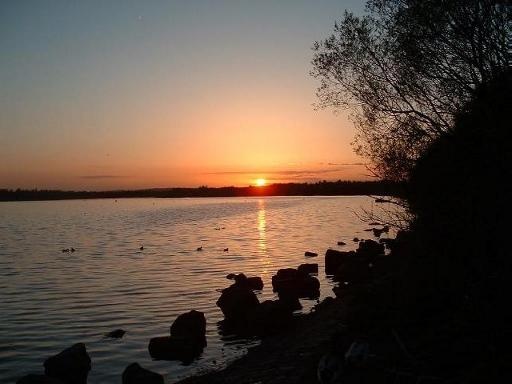 Sunset at Pennington Flash