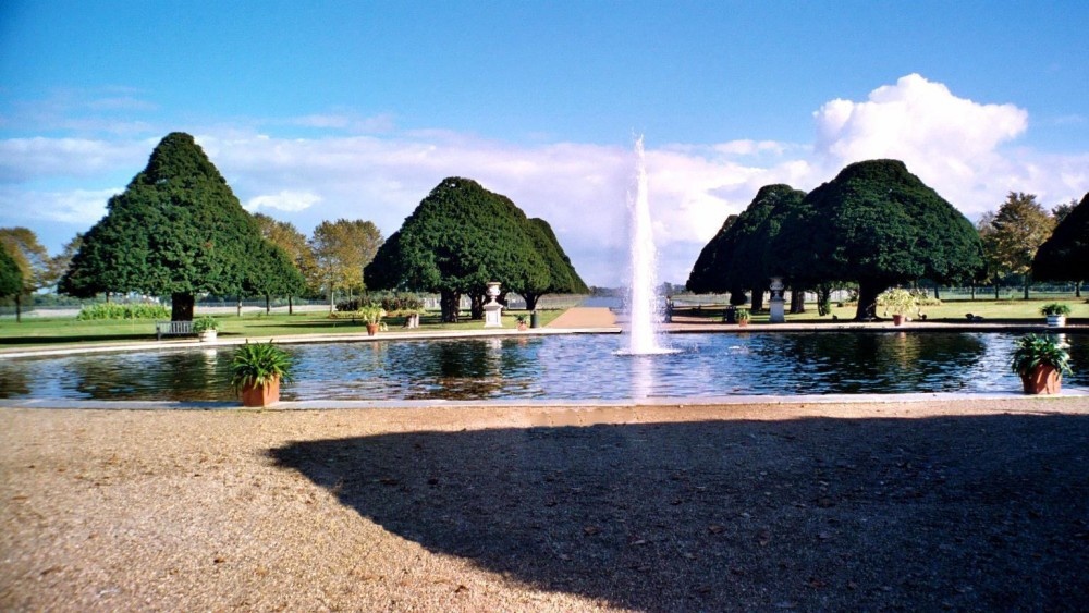 The Last Remaining Fountain of the Great Fountains Garden at Hampton Court, Surrey
