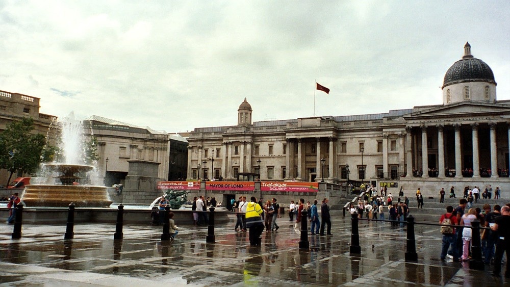 Trafalgar Square After the Rain