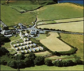 An overview of Bossiney Farm Caravan Park. photo by Adrian Scholes