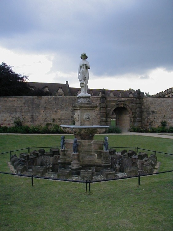 Fountain Garden at Bolsover Castle