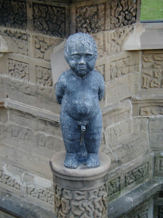 Fountain detail Bolsover Castle