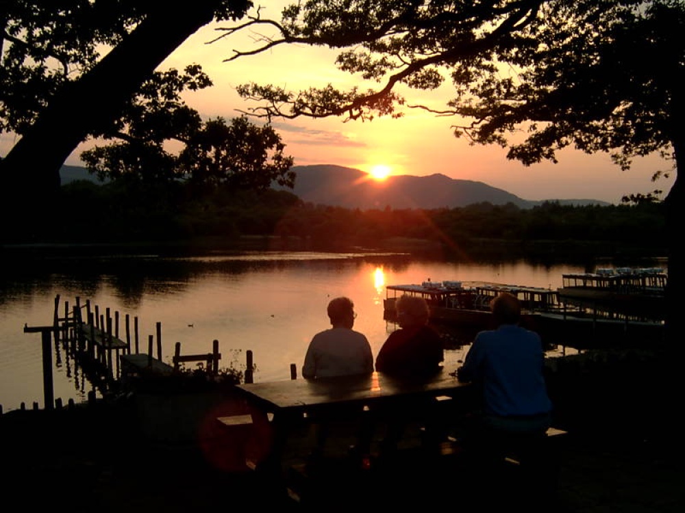 Sunset over Derwentwater