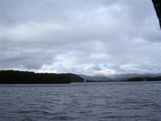 Looking towards the Langdale Pikes