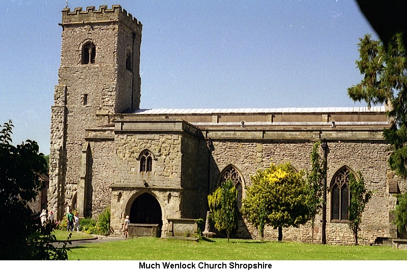 Much Wenlock Church, Shropshire