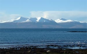 Winter morning on Seamill shore, Ayrshire