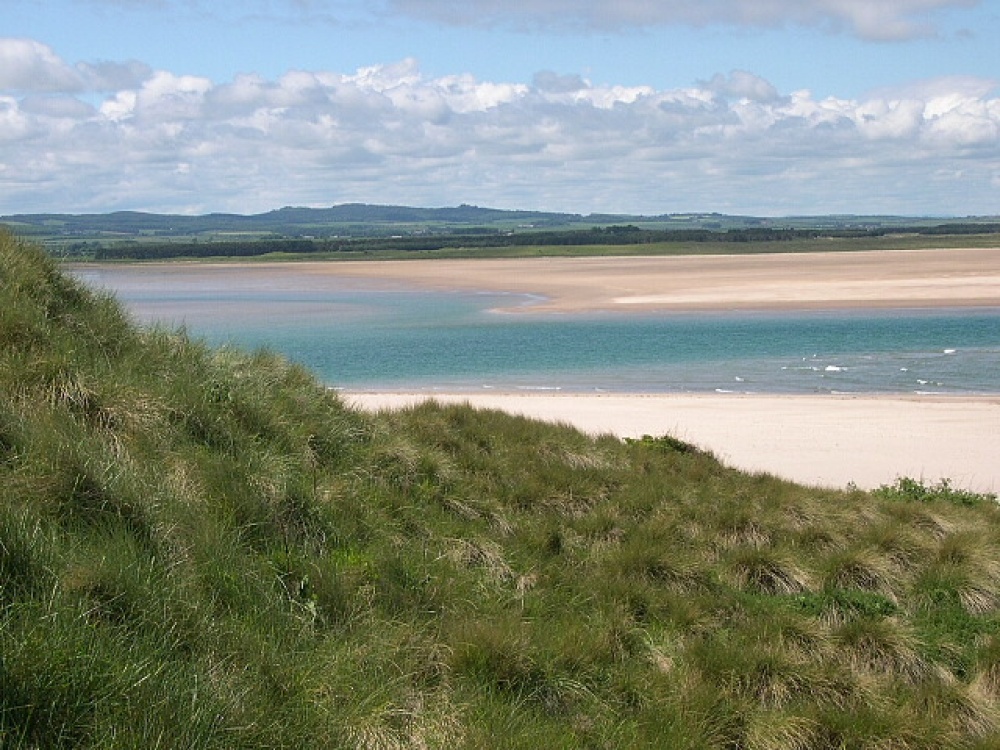 Photograph of Budle Bay, Northumberland.  June 2004