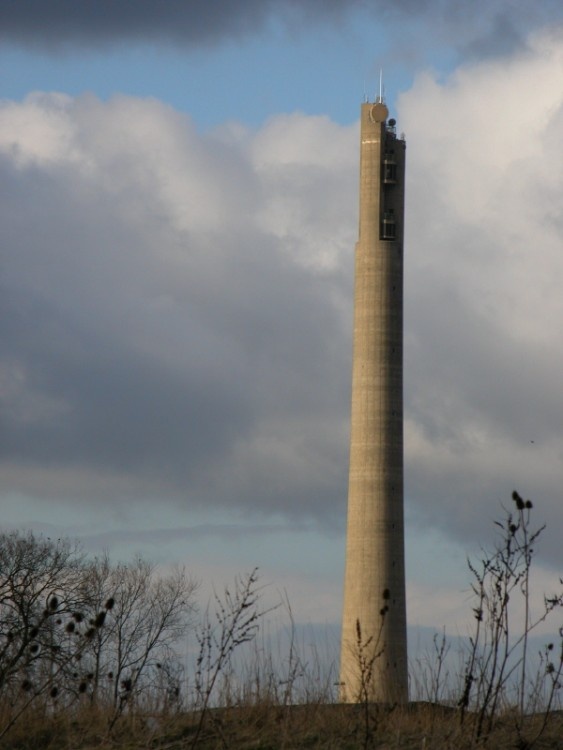 The express lift tower, otherwise refered to as the Northampton lighthouse.