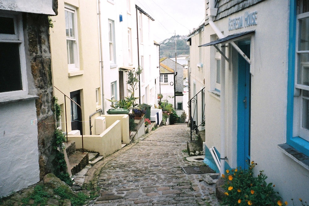 A street in St Ives, Cornwall