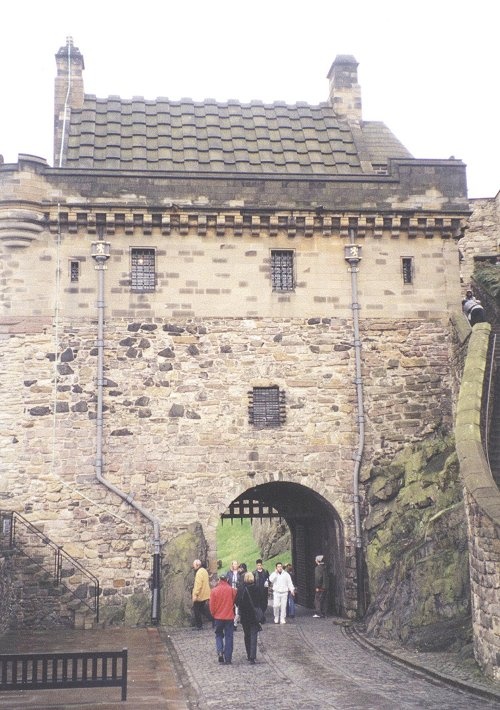 Edinburgh Castle gate house.