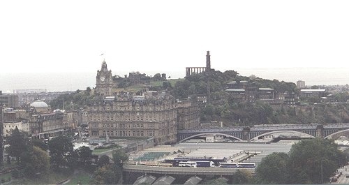 View of Edinburgh from Edinburgh Castle