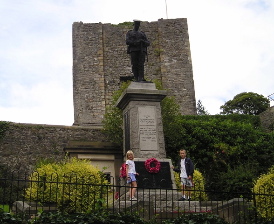 Clitheroe Castle and Memorial, Lancashire