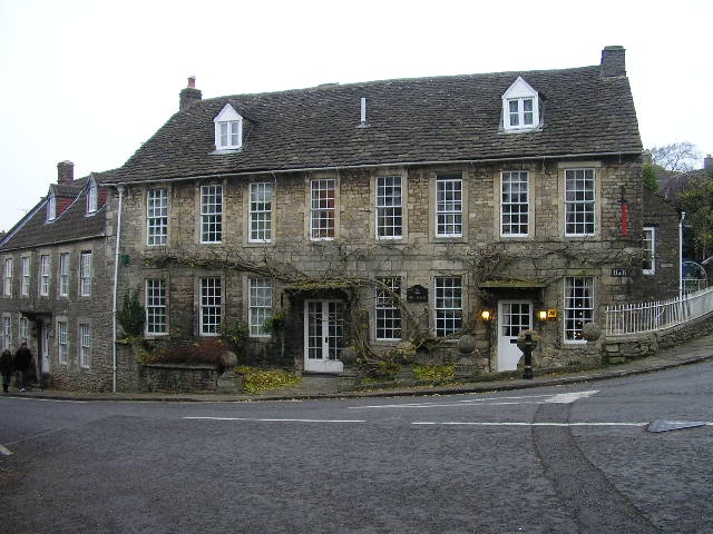 Street in Norton St. Philip, Somerset