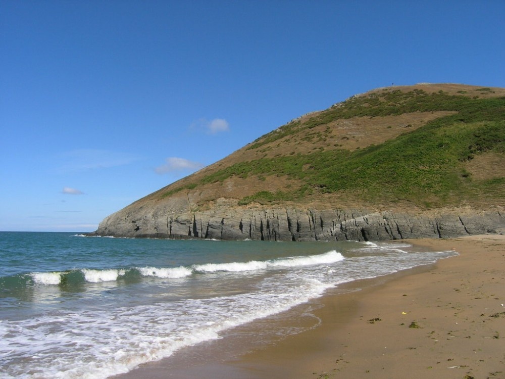 Photograph of Mwnt beach, Wales