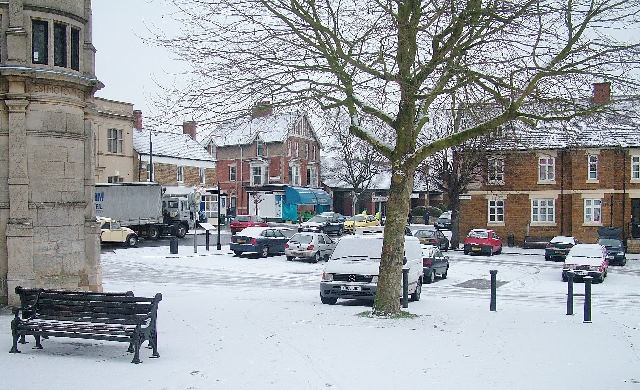 Photograph of Market square, Rothwell, Northamptonshire