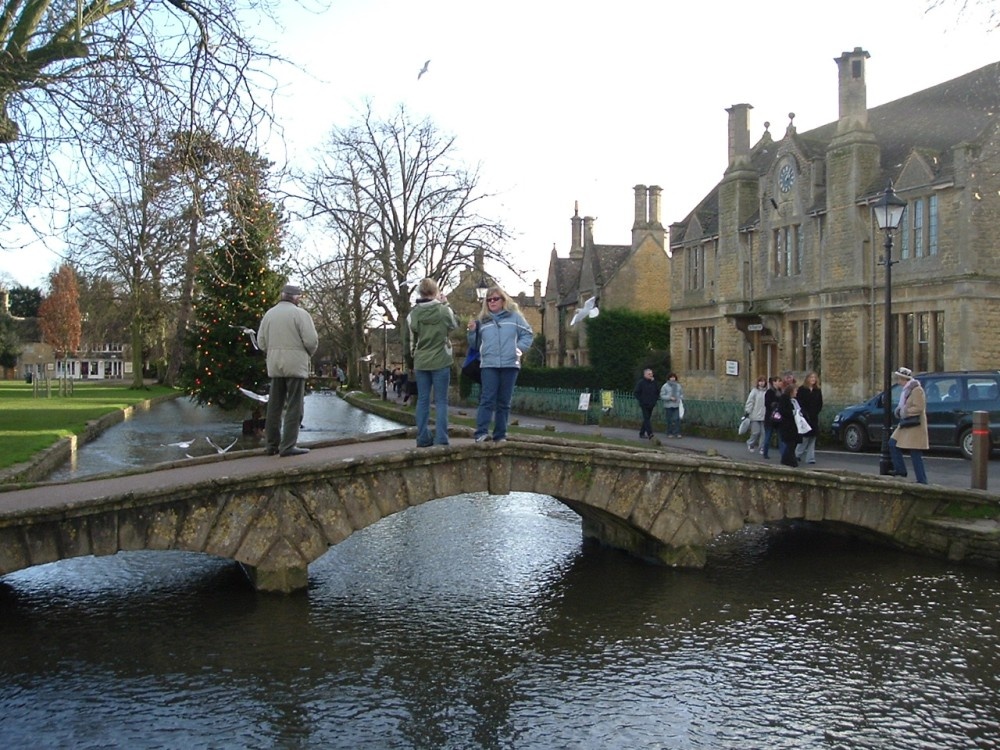 Bridge at Bourton on the Water in the Cotswolds